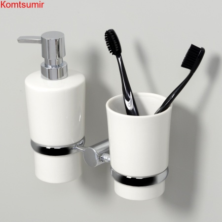 WasserKRAFT K-28289 Держатель стакана и дозатора