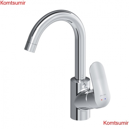 AM.PM F8002700 Like, смеситель для умывальника с поворотным изливом, хром, шт.