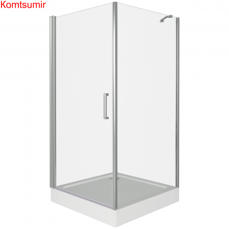 Душевой уголок поддон отдельно 100х100 квадратный Good Door Fantasy CR-100-C-CH ФА00024