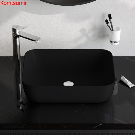 M8FWCC10510BM Func Раковина накладная, прямоугольник, 51 см, цвет черный матовый