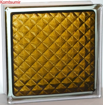 Стеклоблоки Vitrablok окрашенные внутри (Чехия)