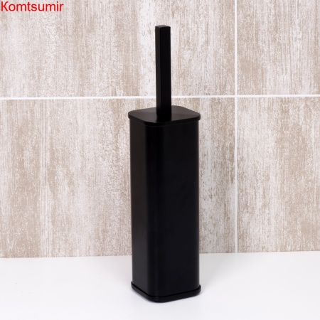 WasserKRAFT K-1117BLACK Щетка для унитаза напольная