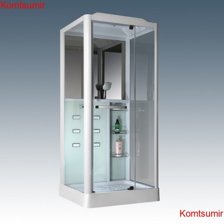 Душевая кабина Loranto Selak CS 126  R 90х100х215 см белая