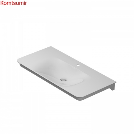 M30WPC1001WG Sensation, раковина мебельная , искусственный мрамор, 100 см, встроенная в столешницу,