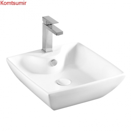 Раковина Azario 43.5х43.5х15, накладная, белая (AZ-4263)