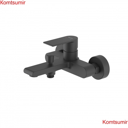 Смеситель для ванны AQUATEK, матовый черный AQ1440MB ЛИРА