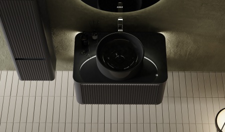 Тумба Lumino 80 подвесная Антрацит