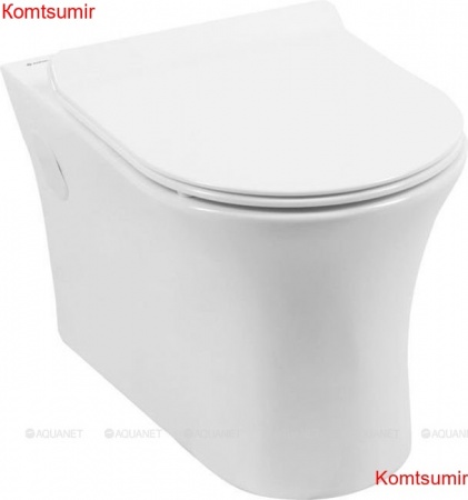 Унитаз подвесной Aquanet Rimless Roll-W CL-12249D