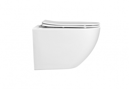 Унитаз подвесной безободковый AQUATEK ЕВРОПА AQ1901-00 525*360*320 мм, горизонтальный выпуск, тонкое сиденье с механизмом плавного закрывания, крепеж Унитаз подвесной безободковый AQUATEK ЕВРОПА AQ1901-00 525*360*320 мм, горизонтальный выпуск, тонкое сиденье с механизмом плавного закрывания, крепеж