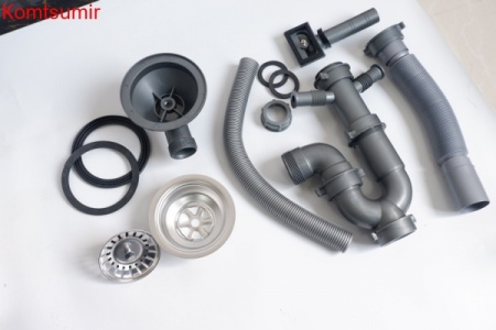 Кухонная мойка ULGRAN Steel 500 x 450 цвет «черная брашированная сталь» Кухонная мойка ULGRAN Steel 500 x 450 цвет «черная брашированная сталь»