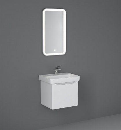 Тумба под раковину Supro 50 подвесная белая