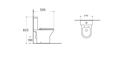Унитаз напольный ободковый с бачком AQUATEK ЛЕОН AQ2785-00 595*370*815 мм, горизонтальный выпуск, тонкое сиденье с механизмом плавного закрывания, крепеж Унитаз напольный ободковый с бачком AQUATEK ЛЕОН AQ2785-00 595*370*815 мм, горизонтальный выпуск, тонкое сиденье с механизмом плавного закрывания, крепеж