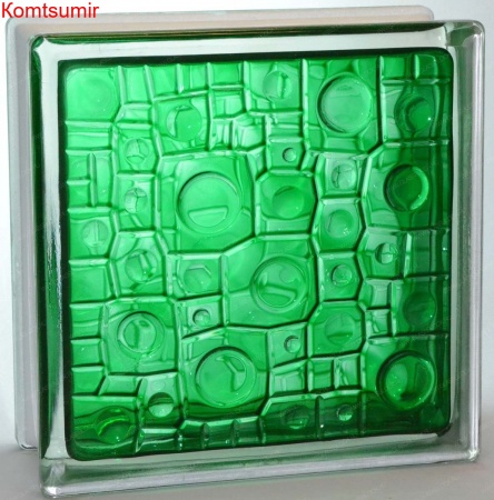 Стеклоблоки Vitrablok окрашенные внутри (Чехия)