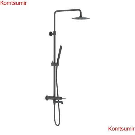 Damixa 936740300 Scandinavian Pure душевая система с ванно душевым смесителем, чёрный