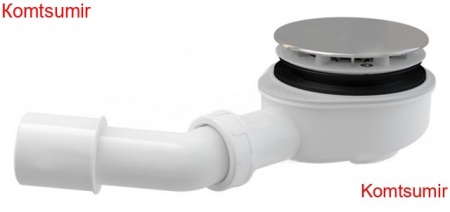 Сифон для поддона AlcaPlast хром