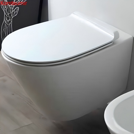 Унитаз подвесной Simas Gambassi 375х565х340 безободковый, с креплением F85, белый (GA18bi) Унитаз подвесной Simas Gambassi 375х565х340 безободковый, с креплением F85, белый (GA18bi)