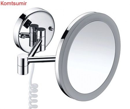 WasserKRAFT K-1004 Зеркало с LED-подсветкой, 3-х кратным увеличением