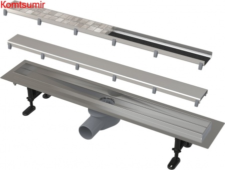 Душевой лоток AlcaPlast Double APZ13 75 см хром