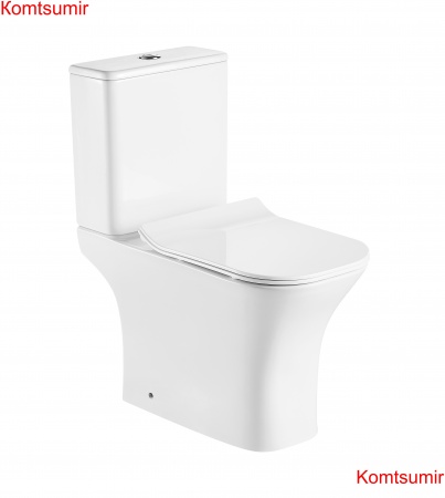 Унитаз напольный Azario FRETTA SQUARE 650х340х770 безободковый с бачком и сиденьем микролифт (AZ-1215A) Унитаз напольный Azario FRETTA SQUARE 650х340х770 безободковый с бачком и сиденьем микролифт (AZ-1215A)