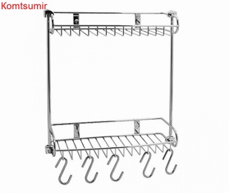 WasserKRAFT K-1422 Полка металлическая двойная