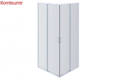 Aquatek Душевой уголок квадратный, двери раздвижные 200х90x90, хром