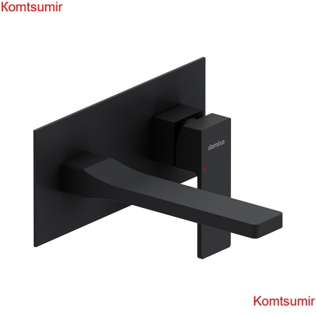 Damixa 530260300 Gala встраиваемый смеситель для умывальника, чёрный