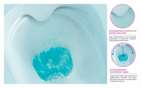 Унитаз-компакт Cersanit Carina new clean on slim lift