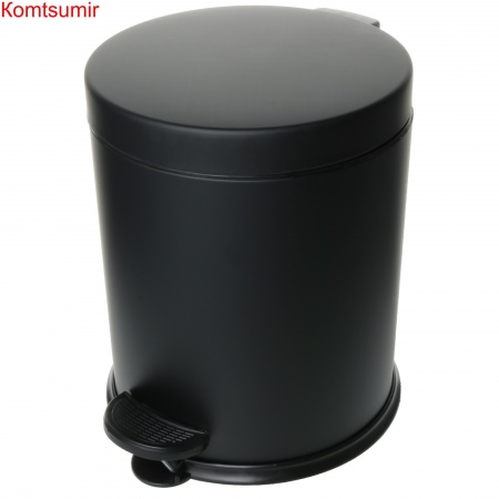 Ведро с крышкой (5 л) Fixsen, черный FX-34024B