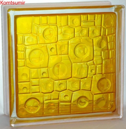 Стеклоблоки Vitrablok окрашенные внутри (Чехия)