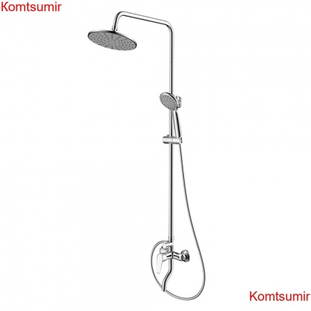 Dorff D0740900 Душевая система Prime со смесителем для ванны и душа, хром