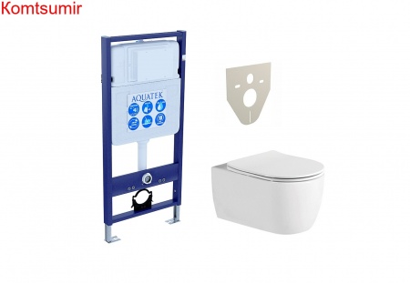 Set AQUATEK ЕВРОПА (рама AQUATEK Standard INS-0000012+звукоизоляционная прокладка+унитаз ЕВРОПА AQ1106L-00+тонкое сиденье с механизмом плавного закрывания) Set AQUATEK ЕВРОПА (рама AQUATEK Standard INS-0000012+звукоизоляционная прокладка+унитаз ЕВРОПА AQ1106L-00+тонкое сиденье с механизмом плавного закрывания)