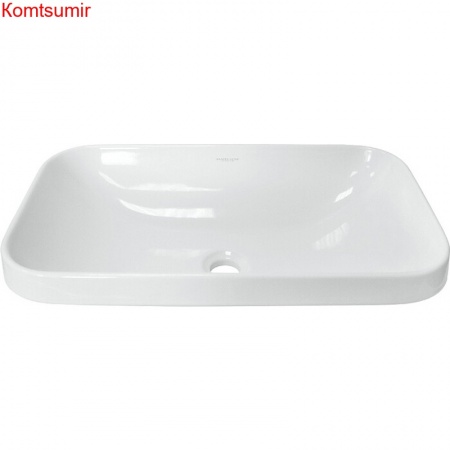 Раковина встраиваемая сверху Sanita Luxe Infinity Inside 60х36х14.5, фарфор, цвет Белый (WB.IN/Infinity/60-N/WHT.G/S1)