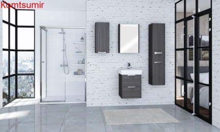 Шкаф AQUATON СИЛЬВА подвесной, левый, Дуб Макиато (1A215703SIW5L) Шкаф AQUATON СИЛЬВА подвесной, левый, Дуб Макиато (1A215703SIW5L)