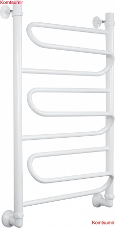 Полотенцесушитель водяной Двин W 80/50 1"-1/2" белый