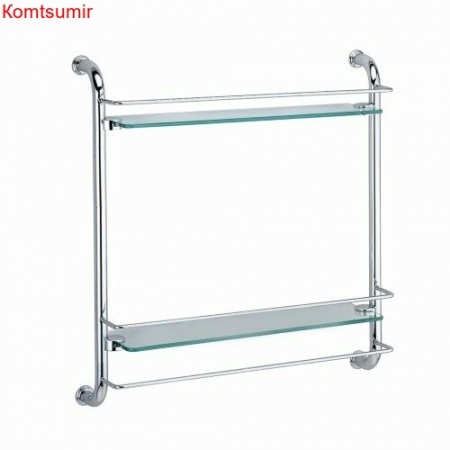 WasserKRAFT K-2022 Полка стеклянная двойная