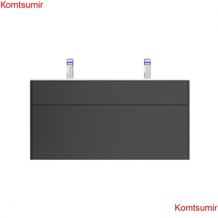 M50AFHX1203GM Inspire V2.0, База под раковину, подвесная, 120 см, 3 ящика, push-to-open, графит мато