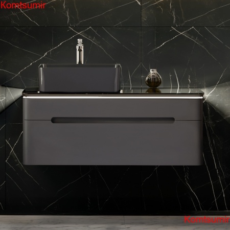 Тумба Shine 100 подвесная антрацит