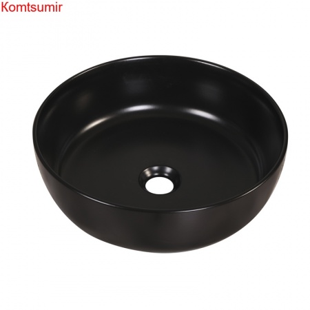 Раковина Azario 38,5х38,5х14, накладная, ультратонкая, черный матовый (XML4003)