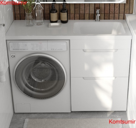 Тумба под стиральную машину Forte 120, напольная правая