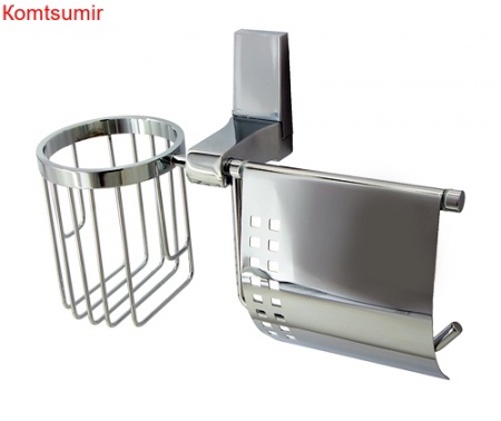 WasserKRAFT Lopau K-6059 Держатель туалетной бумаги и освежителя