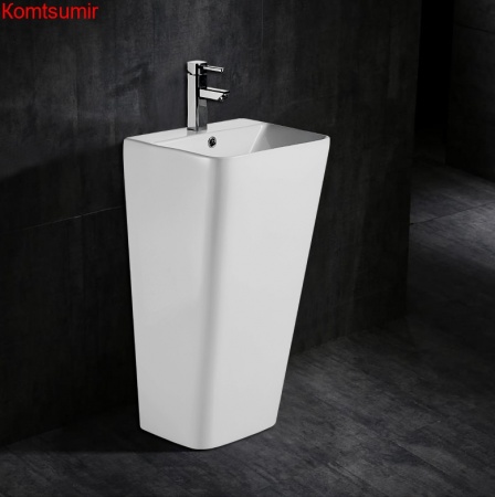 Раковина напольная Azario FRETTA SQUARE 38х44х83.5 Белый (AZ-302)