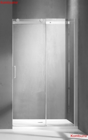 Душевое ограждение SANTREK AQUA Evo-DF-1500-C-Chrome 1500*1950 Прямое, стекло Прозр. 8мм, профиль Хром