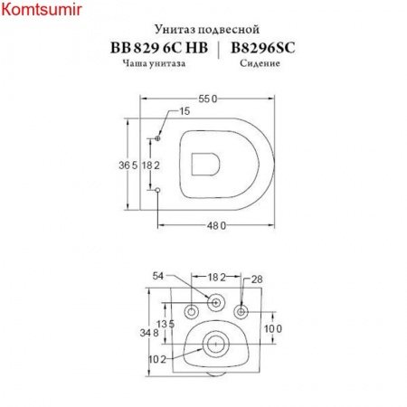 Унитаз подвесной BELBAGNO AMARA BB8296CH
