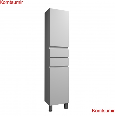 Пенал Djena Окант напольный 40 2 двери 2 ящика правый