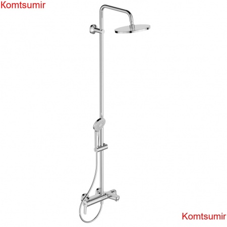 Душевая колонна Ideal Standard IdealRain Eco SL с настенным смесителем для ванны/душа Connect (B2267AA)