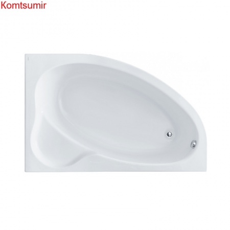 Ванна акриловая асимметричная Santek Эдера 170х100, правосторонняя, белая