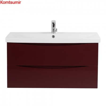База под раковину подвесная BelBagno MARINO-CER-900-2C-SO-BRDL-P Bordo Lucido