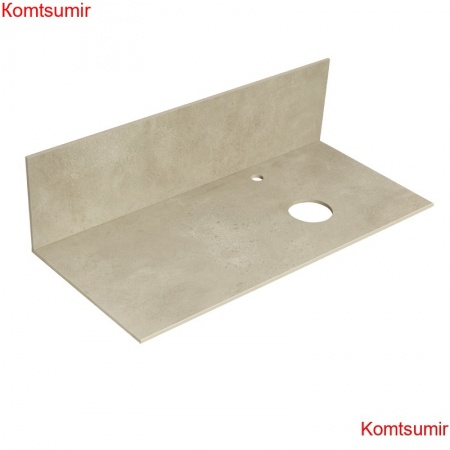 Столешница-панель AQUATON Мишель 100.0х1.6х45.0 керамогранит Бежевый (1A253303MIX40)