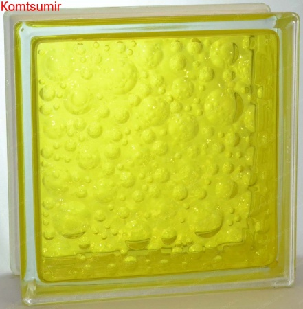 Стеклоблоки Vitrablok окрашенные внутри (Чехия)