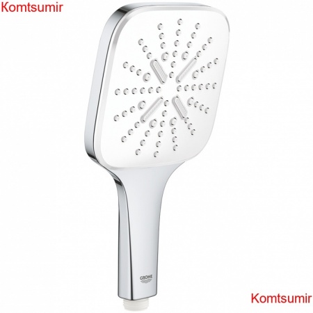 Ручной душ Grohe Rainshower SmartActive 130 Cube Белая луна (26551LS0)